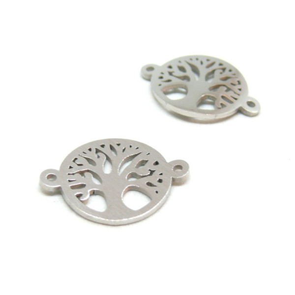 Connecteurs Arbre 21x16mm – Acier Inoxydable Argenté