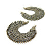 Pendentifs connecteur ETHNIQUE métal coloris Bronze