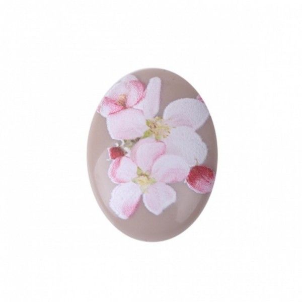 PS110102327 PAX 4 Cabochons en résine 29 mm - Japon Fleur de Sakura, Cerisier en Fleur