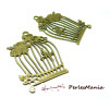 2 pendentifs GRANDE CAGE et OISEAU 2Y5817 BRONZE, diy 