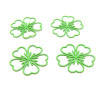 pendentifs filigrane Fleur de Sakura 17 mm Coloris Vert