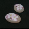 PS110102327 PAX 4 Cabochons en résine 29 mm - Japon Fleur de Sakura, Cerisier en Fleur