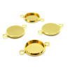 Supports de Connecteur Cuivre couleur Doré 12mm