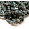 Perles Rondes 6 mm Labradorite gris foncé