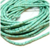 Tubes turquoise reconstituées 3 par 5 mm Coloris 13