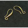 Boucles d'oreille - Crochet 21mm -  Laiton- Plaqué Or Gold 18KT