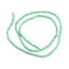 Fils de Perles Rondelles à Facettes en Verre 3x2mm Irisé Coloris 54