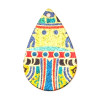 pendentifs breloques Stardust Goutte 28mm Geometrique Doré