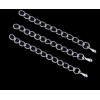 Chaines de confort  6 cm, chaine d'extension, de réglage métal coloris ARGENT VIF
