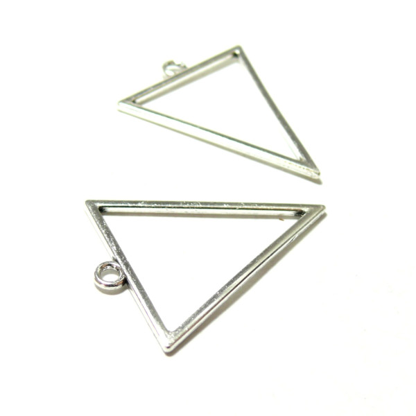PAX 5 Pendentifs Breloques Triangle couleur Doré S1185518