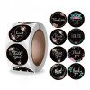 S11752697 PAX 1 rouleau de 500 stickers ' Thank You ' 25mm pour customisation boite cadeaux et scrapbooking