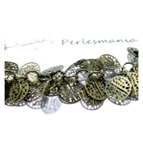 20 cm très belle maille multi chaine ronds ajourés qualité