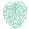 PS11708859 PAX 2 pendentifs filigrane, Feuille de Monstera Dentelle 49 mm Coloris Vert pastel