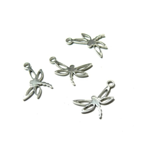 Pendentifs Libellule  en Acier Inoxydable  pour bijoux raffinés