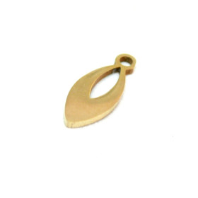 Pendentif Marquise 14.5mm – Acier Inoxydable Doré