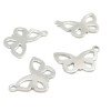 Pendentifs  Estampes Papillon 18.5mm – Acier Inoxydable  Argenté