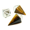 Pendentif Pyramidal Oeil du Tigre 34 mm