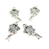 pendentifs, Horloge Coucou 21 mm métal coloris Argent Antique