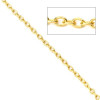 Chaine maille 3 par 2 mm, métal coloris Doré
