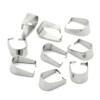 Bélières attache pendentif  8 par 6 mm Acier Inoxydable 304
