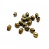 perles intercalaires forme Géométrique à facettes 4 mm metal couleur BRONZE
