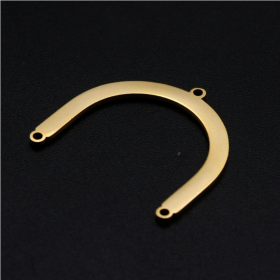 PS11760777 – Lot de 1 Pendentif Forme Géométrique Arche 25mm – Acier Inoxydable 304 Doré