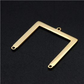 PS11760778 – Lot de 1 Pendentif Forme Géométrique 25mm – Acier Inoxydable 304 Doré