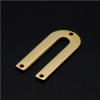 Pendentif -  Forme Géométrique  Arche- 26 mm - Doré en Acier Inoxydable 304 - pour bijoux raffinés