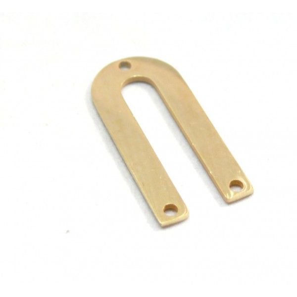 Pendentif -  Forme Géométrique  Arche- 26 mm - Doré en Acier Inoxydable 304 - pour bijoux raffinés