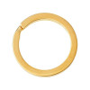 Anneaux Porte Cles, Porte Clefs 25mm Métal couleur Doré