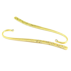 Marque page Vintage Fleur métal couleur Or Antique