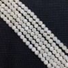BU1122021411011 Lot de 20 cm de perles de nacre véritable Blanc Crème Rondes 3 mm