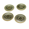 Pendentifs, breloques, muticonnecteurs  Engrenage  métal coloris Bronze