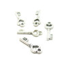 Pendentifs Clefs, clés Cœur  20 mm, métal coloris Argent Antique