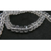 Lot de 6 Perles Rondelles Facettées 10x6 mm – Cristal de Roche Grade AAA
