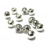 Perles intercalaires 7mm trou 4mm metal couleur Argent Platine