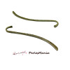 Marques page Spirales 85mm métal finition Bronze