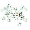 Perles intercalaires plate rondelles 7mm métal couleur Argent Antique