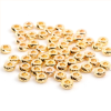 Perles Intercalaires Rondelles 5mm cuivre Plaqué Or 18KT