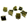 Griffes, serre fils, Embouts, Attache Ruban 6mm,  laiton  finition BRONZE