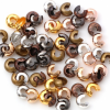Caches Perles à Écraser 4mm métal finition Multicolores