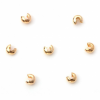Caches Perles à Écraser 4mm métal finition Doré