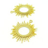 Pendentifs Forme Géométrique Soleil, Galaxie 30mm métal finition Doré