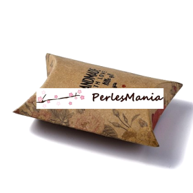 Emballages carton, Emballage Cadeau, berlingots  9 par 6 par 2 cm Hand Made with Love