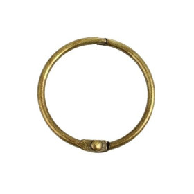 Grands Porte Clés, PORTE CLEFS  Anneaux 30mm métal couleur BRONZE