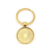 Supports de Porte Cles, Porte clé 25mm métal couleur Or Antique