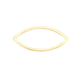 Pendentifs, Connecteurs Navette 17 mm, Doré en Acier Inoxydable 304, pour bijoux raffinés