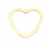 Pendentifs Connecteurs Coeur 12 mm Doré en Acier Inoxydable 304 pour bijoux raffinés