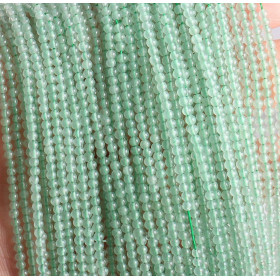 Perles rondes 2 mm Aventurine Verte