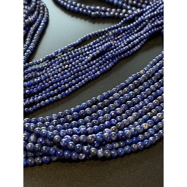 Perles rondes 2 mm Lapis Lazuli